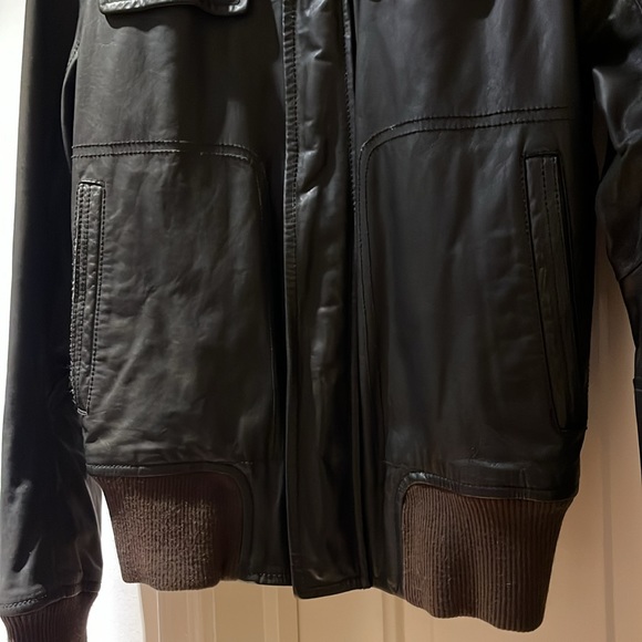 Vintage Diesel 100% Leather Jacket Size Large - Picture 3 of 7